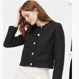 J. Crew Black lady jacket sz 12